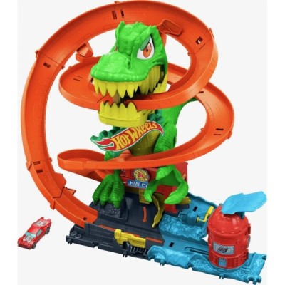 Hot Wheels City Super Estación de Bomberos T-Rex