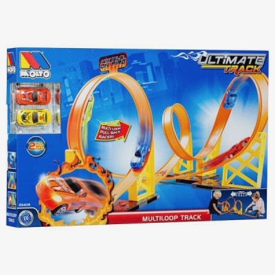 SET PISTAS CON DOS LOOPINGS + 2 COCHES