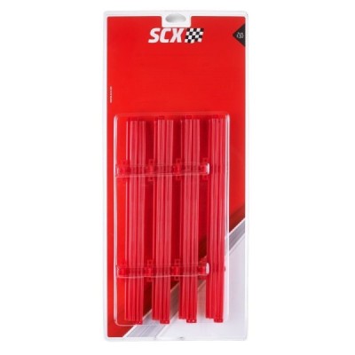 Scalectric 1/32, Valla Guarda-Rail Recta 180mm (8)