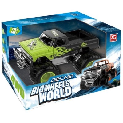 COCHE PICK UP MEGAFRICCIÓN METAL (Color Naranja)