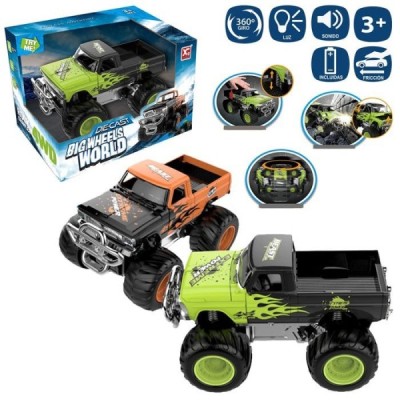 COCHE PICK UP MEGAFRICCIÓN METAL (Color Naranja)