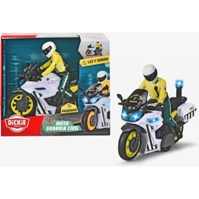 GUARDIA CIVIL MOTO  CON FIGURA LUZ Y SONIDO 17 CM