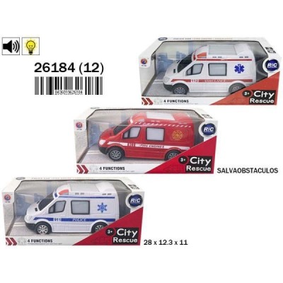 VEHICULOS EMERGENCIAS SALVAOBSTACULOS 3 STDOS Caja