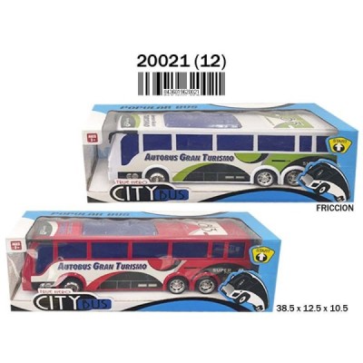 AUTOBUS FRICCION 2 COLORES SURTIDOS