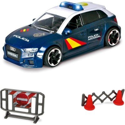 Dickie Toys- Audi RS3 - Coche de Policía 15cm