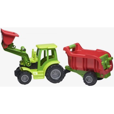 TRACTOR AGRÍCOLA CON PALA +REMOLQUE