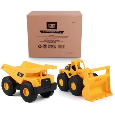 CAT -Pack 2 Vehículos Constrrucción Fleet 25cm.
