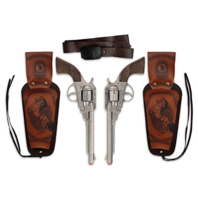 JUEGO TEXAS 2 REVOLVERES 8 TIROS