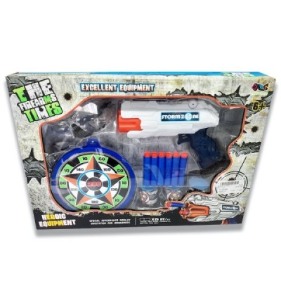 CONJUNTO PISTOLA (22 cm) DARDOS ,DIANA Y GAFAS