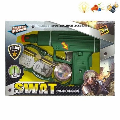 PISTOLA MILITAR UZI + ESPOSAS