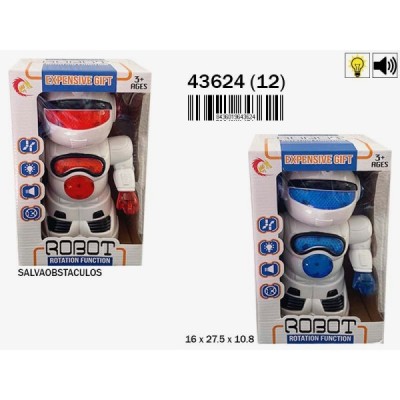 ROBOT SALVAOBSTACULOS LUZ Y SONIDO