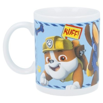 TAZA CERAMICA 325 ML EN CAJA PAW PATROL