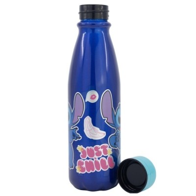 BOTELLA ALUMINIO INFANTIL 600 ML STITCH PALMS