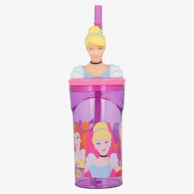 VASO FIGURITA 3D 360 ML DISNEY PRINCESS