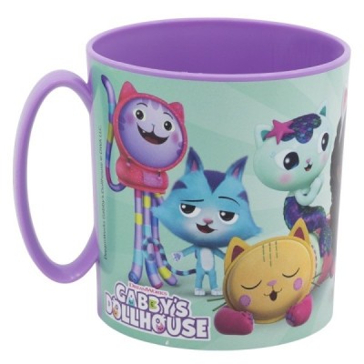 TAZA MICRO 390 ML GABBYS DOLLHOUSE