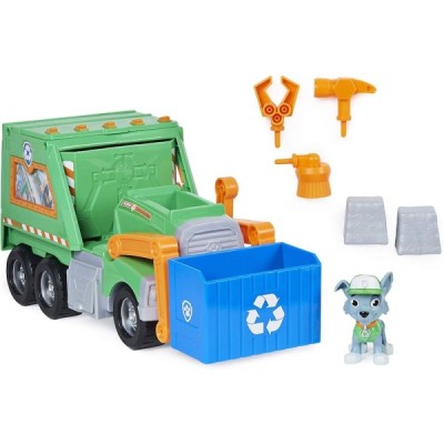 PAW Patrulla Canina CAMION DE RECICLAJE ROCKY