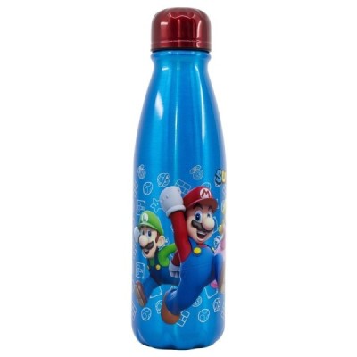 BOTELLA ALUMINIO INFANTIL 600 ML SUPER MARIO