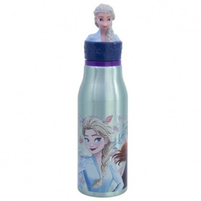 STOR BOTELLA ALUMINIO FIGURITA FROZEN 3D 690 ML