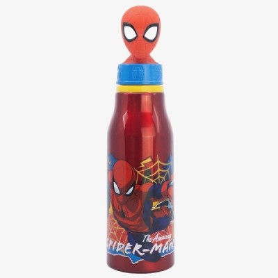 STOR BOTELLA ALUMINIO CON FIG 3D Spiderman 690 ML