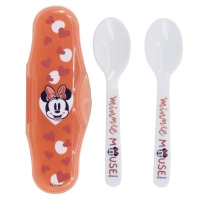 STOR ESTUCHE TODDLER CON 2 CUCHARAS PP MINNIE
