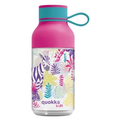 KIDS BOTELLA ECOZEN ICE CON COLGADOR ZEBRAS 430 ML