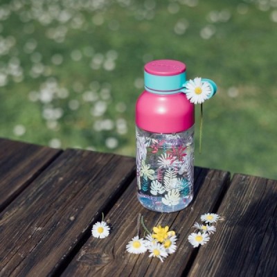 KIDS BOTELLA ECOZEN ICE CON COLGADOR ZEBRAS 430 ML