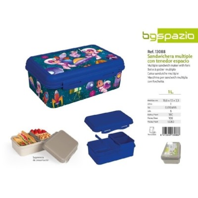 SANDWICHERA MULTIPLE CON TENEDOR IML ESPACIO