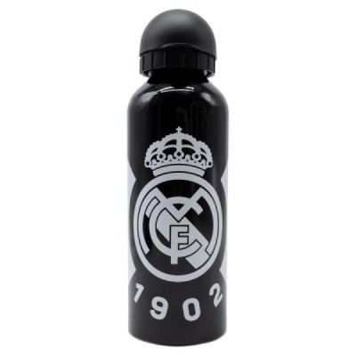 Real Madrid Botella Aluminio Negra 500 ml