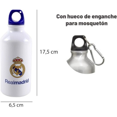 Real Madrid Botella de Aluminio de 400 ml