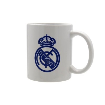 Real Madrid Taza Cerámica Escudo Azul en Caja