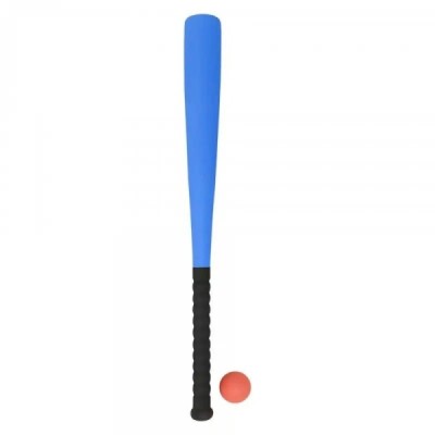BATE BEISBOL FOAM CON PELOTA AZUL