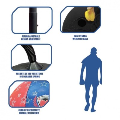 SACO Y GUANTES DE BOXEO