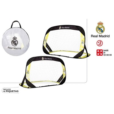 REAL MADRID-SET 2 PORTERIAS FUTBOL POP UP