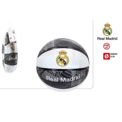 REAL MADRID-BALON BALONCESTO 24CM -DESHINCHADO