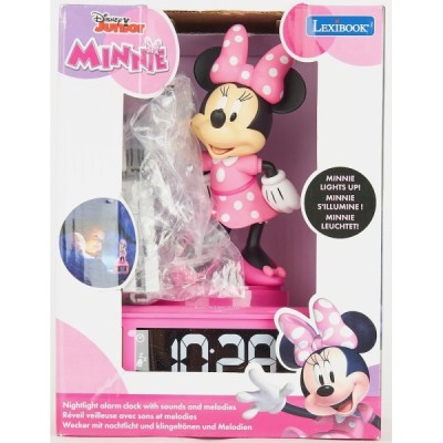 DESPERTADOR DIGITAL CON LUZ DE NOCHE 3D MINNIE