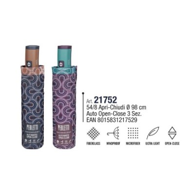 Paraguas mujer 54/8 a/c light 3 sec Retro