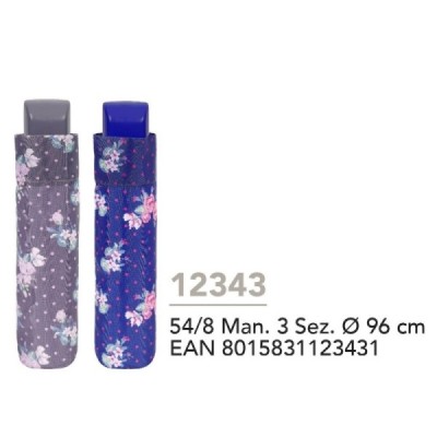 Paraguas mujer 54/8 manual colores lisos