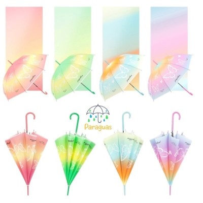 PARAGUAS AUTOM.  Rainbow Butterfly 4 DISEÑOS