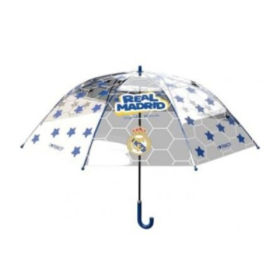 Real Madrid Paraguas Manual Infantil 48 cm Transpa