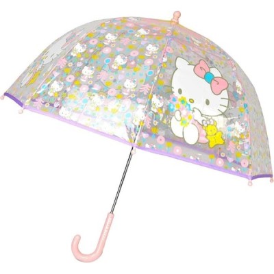 Hello Kitty Paraguas Manual Infantil Transp