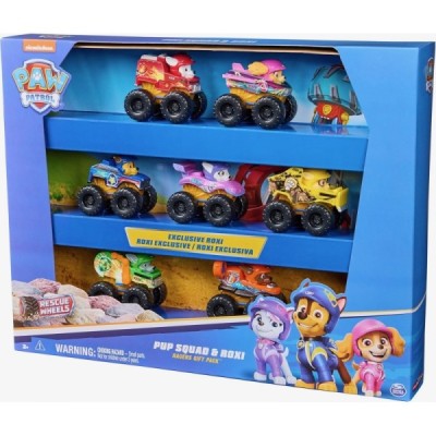 PAW Pack 7 Vehículos Pup Squad Rescue Wheels