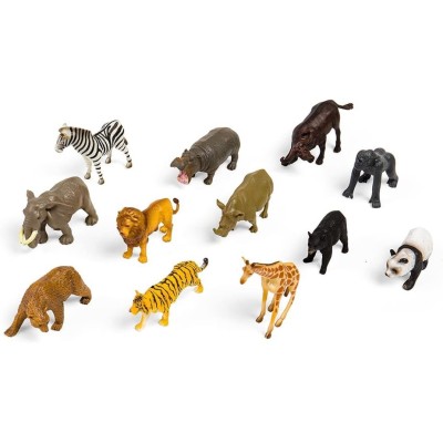 Collecta A1105-C, TUBO DE ANIMALES MINI SALVAJES
