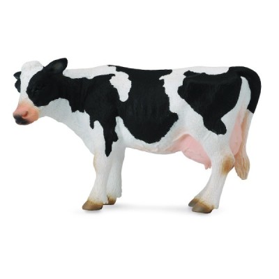Collecta 88481, VACA FRIESIAN (BLANCA Y NEGRA) -L-