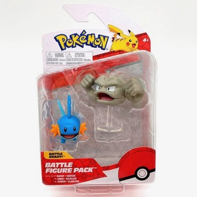 Pack figuras de combate POKÉMON MUDKIP + GEODUDE