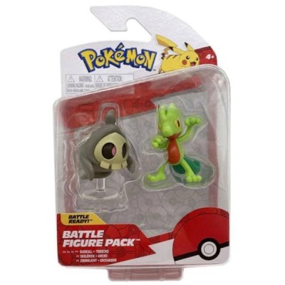 Pack figuras de combate POKÉMON DUSKULL + TREECKO