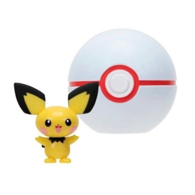 POKEMON, POKEBALL CLIP N GO PICHU + PREMIER BALL