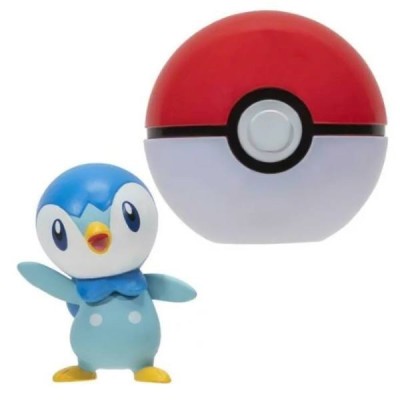 POKEMON, POKEBALL CLIP N GO PIPLUP + POKE BALL