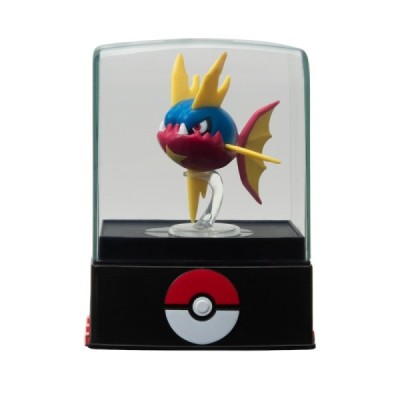 FIGURA POKEMON CON VITRINA CARVANHA
