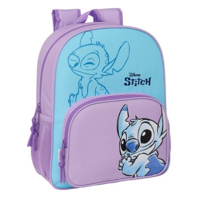 MOCHILA JUNIOR ADAPT.CARRO STITCH "SWEET"