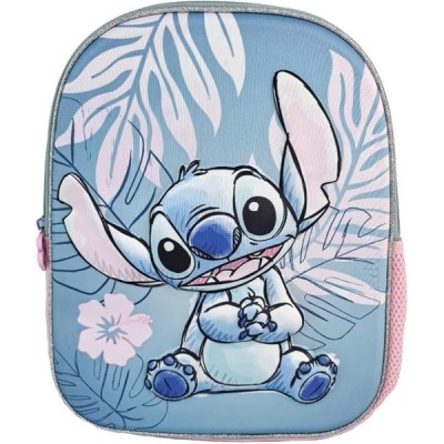 Stitch Pink Mochila Preescolar 3D